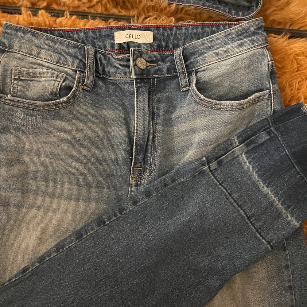 Ombré Wide Leg Jeans